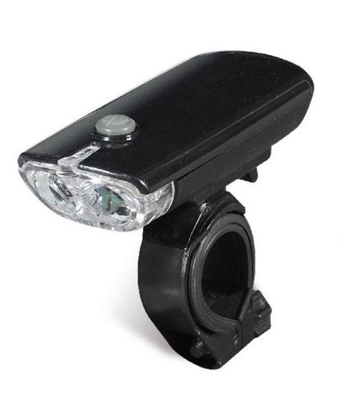 High / Low Flash Battery Powered LED Bike Lights 2 Super Bright ABS Material