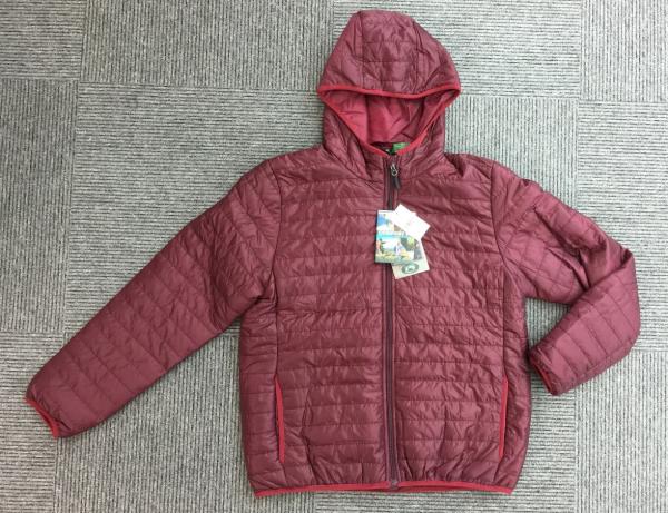 120g Polyester Filling Mens Quilted Down Jacket With Hood Middle Thickness