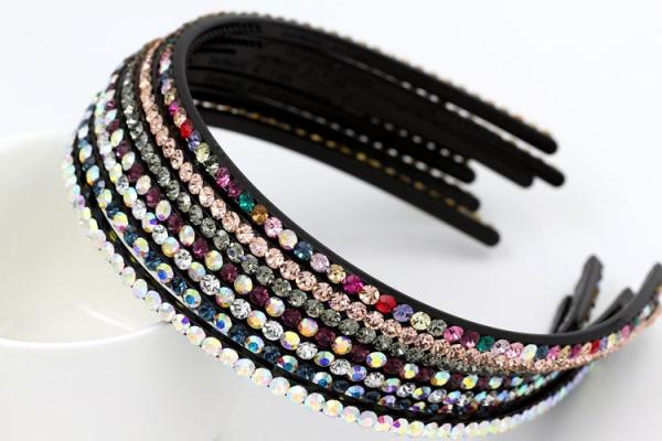 Strobe rhinestone hair accessories hair bands of high-grade diamond tiara Austria