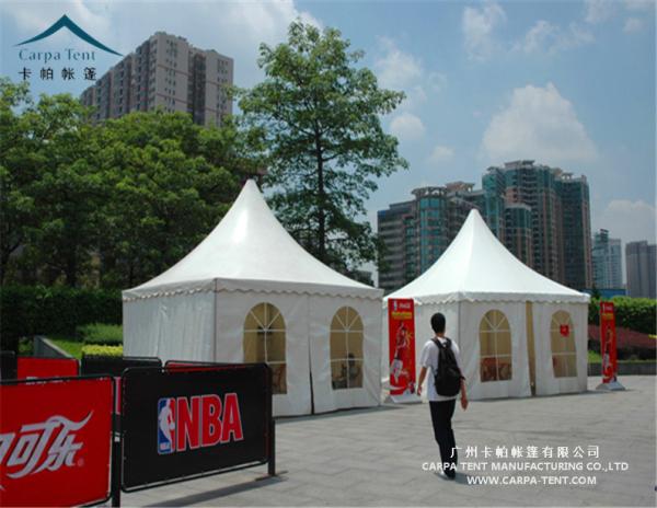 Fire Retardant Backyard Pagoda Tents For Christmas Festivals / Anniversary Parties