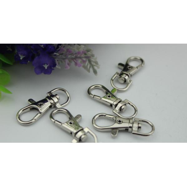 Favourable price hot products 4 color zinc alloy metal 10 mm lobster claw snap hook for sling bag