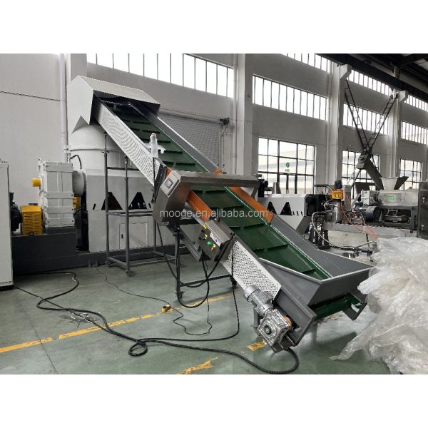 Automatic PP PE Plastic Film Granulator Machine