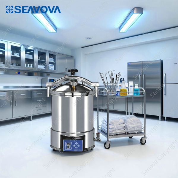 Fully Stainless Steel Portable Autoclave 24L Portable Sterilizer Machine