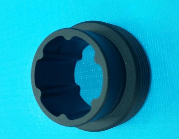 CNC machined anodized golden contact screw part OEM for rotary tattoo machine