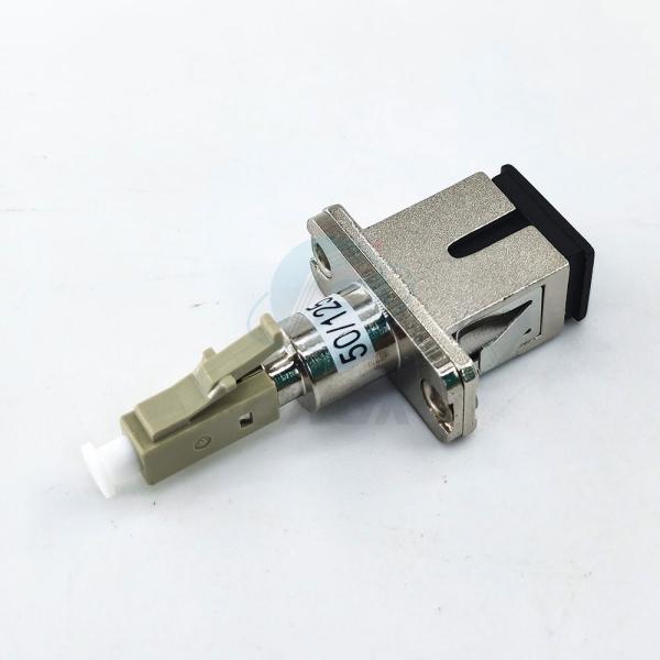 50/125 de homem fêmea multimodo do ABS do LC do metal do SC do adaptador da fibra ótica para transformar