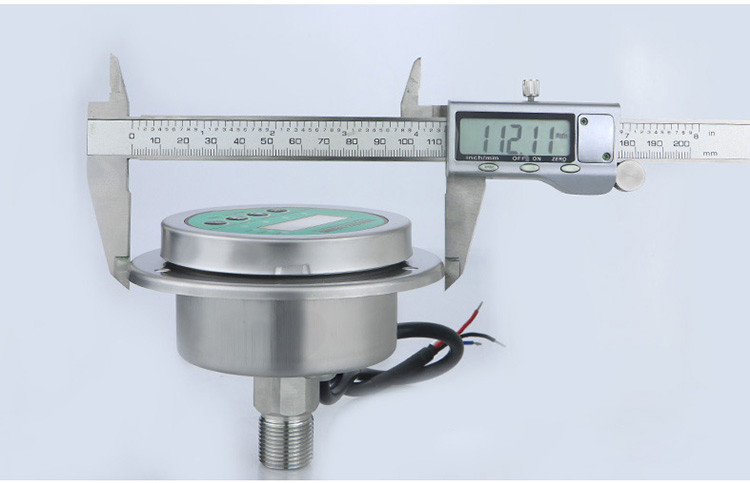 Digital Display Water Pressure Meter with Customized Support and -1-0....2.4 Range