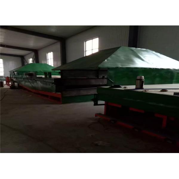 Dark Green PVC Coated Welded Wire Mesh Making Machine Mesh Width 60cm-250cm