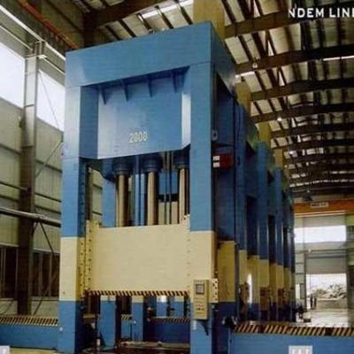 Plastic Materials Straight Side Press , 2000 Ton Hydraulic Press Equipment