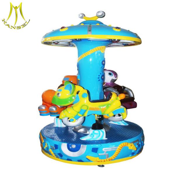 Hansel  amusement kids rides indoor outdoor playground small carousel for sale  merry go round
