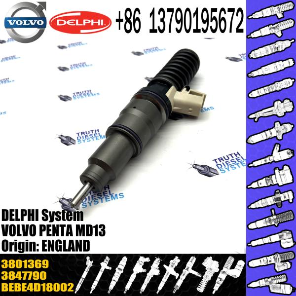 New Fuel Injector 21379939 BEBE4D27002 3801369 for VOL PENTA MD13