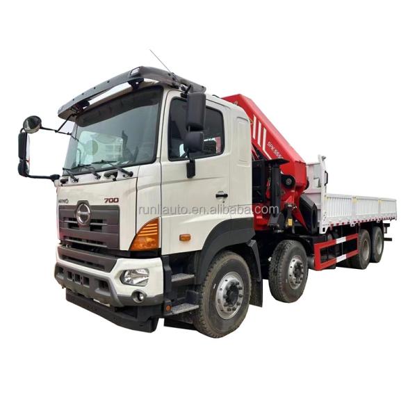Grue montée sur camion GAC HINO 8x4 avec transmission FAST RTD11509C
