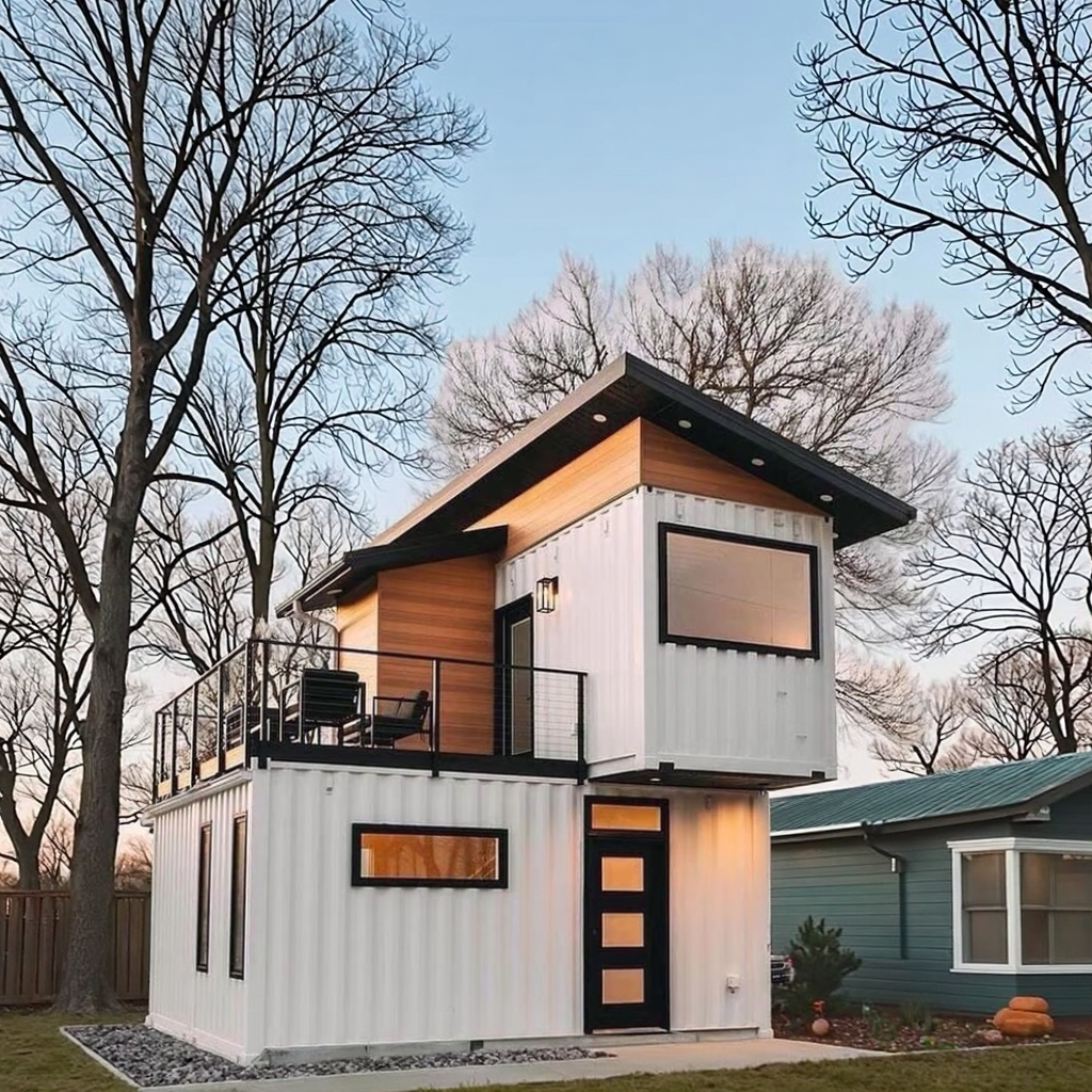 Modern Standard Container Prefabricated House Breathable Design for Dormitory Apartment Home Office Online Technical Support