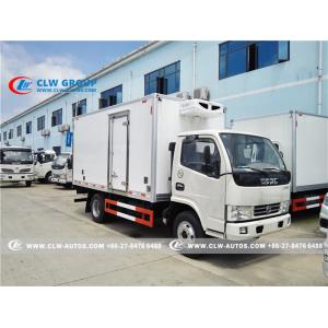 Dongfeng model 5tons Small seafood refrigerated Transport Delivery and Cooler