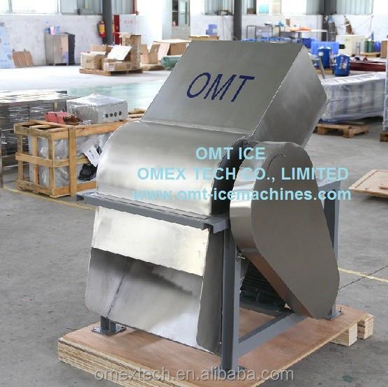 Industrial Ice Crusher for 100kgs Ice Block 2.2-7.5KW Input Power 10-100ton/24hrs Quantity/Min