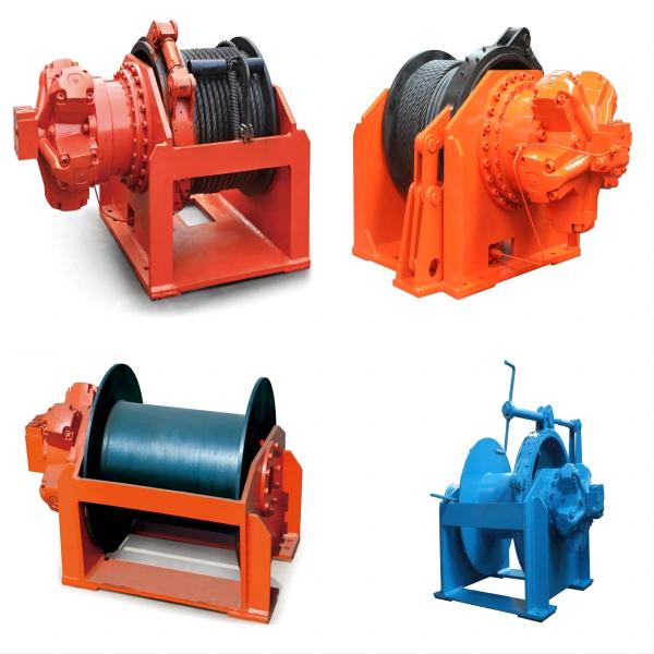 Treuil en acier d'amarrage de bateau de capacité de Marine Hydraulic Winch 1-75ton en métal