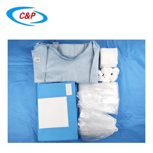 Стерильные ангиографии больницы Fenestrated задрапировывают пакет простерилизованный EO