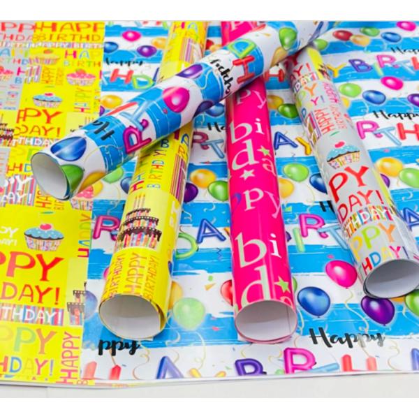 ткань рождества одежды 17gsm напечатанная упаковочной бумагой водоустойчивая