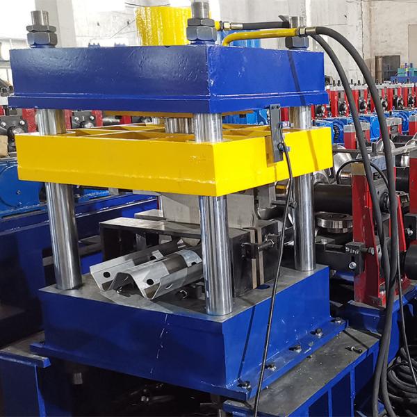 Custom W Beam Crash Barrier Machine Highway Guardrail Metal Roll Former