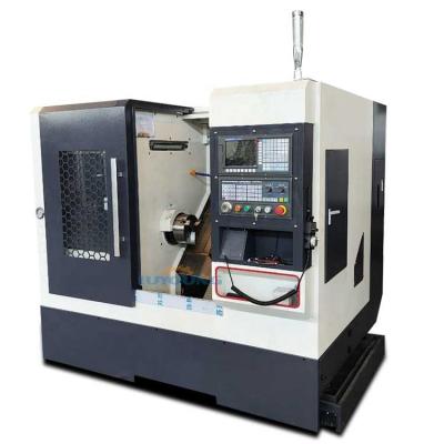 Máquina de torno CNC de cama inclinada de metal TCK40 Máquina de torno CNC de alta velocidade mais popular com CE