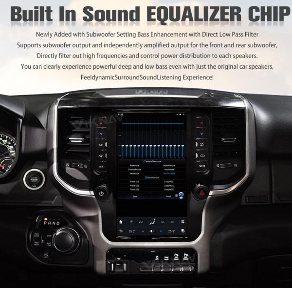 Android 11 Head Unit For Dodge Ram 20-23 Car Radio 11.8 Inch Touch Screen