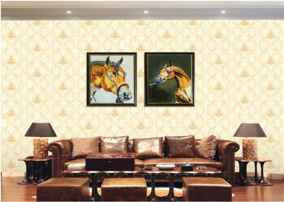Breathable Modern Wide Width Wallpaper 1.06m With Non Woven Materials