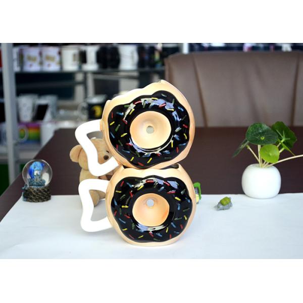 Double Holes Lightly Weight Bread Eco Friendly Mugs Indoor Decoration