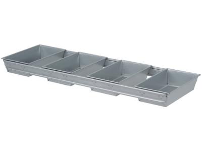 RK Bakeware China Foodservice NSF 1000g Alumínio Vitrificado Formas de Pão Aço Aluminizado Forma de Pão 3/8 Lb.