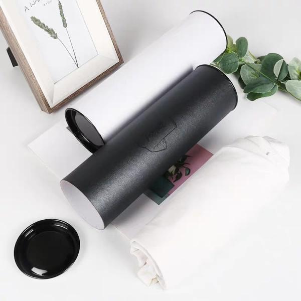 Custom Cylindrical Eco Friendly Stationery Supplies Paper Tube Packaging With Custom Surface Design