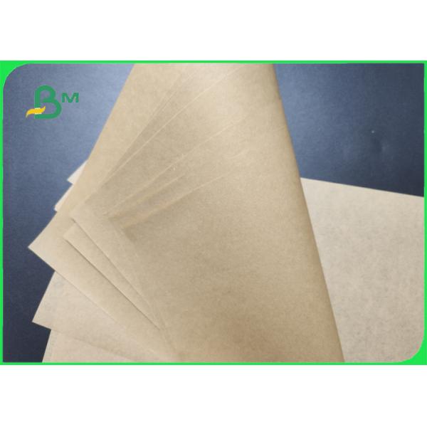 Wood Pulp 40gsm Food Grade Brown Kraft Paper For Packaging Non - toxic