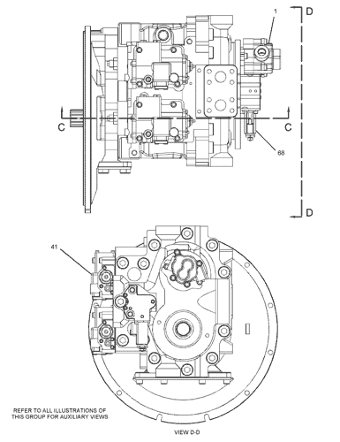 TQ E330D PUMP GP-PISTON Части гусеницы 2667954 2478992 TQ гидравлический насос