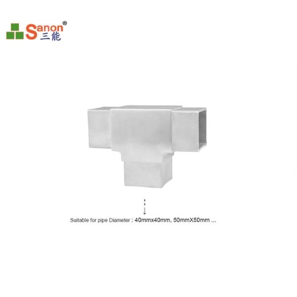 90 Degree Elbow Steel Pipe Fitting Square Tube Stainless Flush Angle Joiner