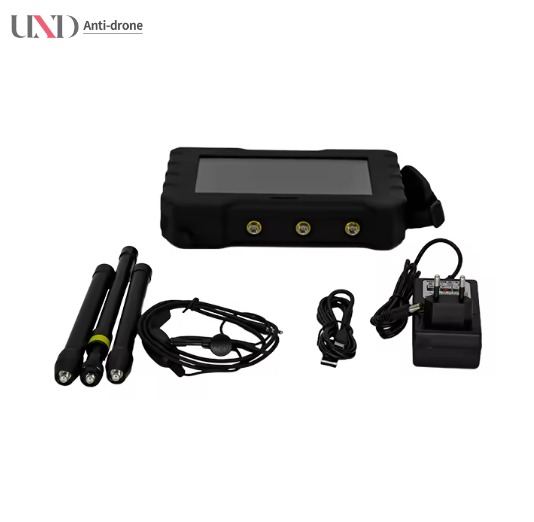 1.5km 70MHz-6.2GHz Portable Full Frequency Durable UAV Detector FPV Video Anti-Drone Watch Collaboration Touch Screen 3-5s