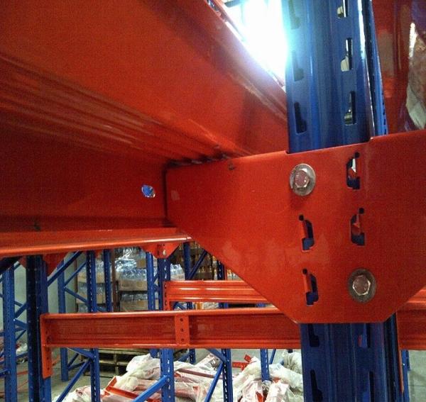Industrial Drive In Drive Through Racking System Heavy Duty Steel Q235 Material