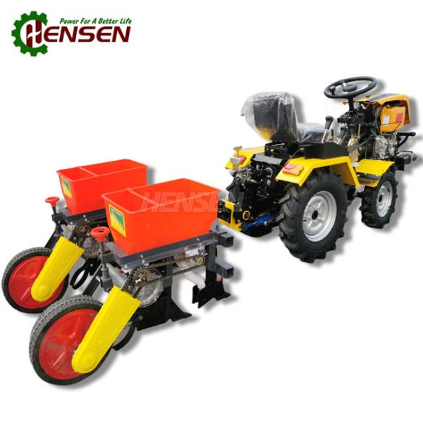 Synchro Small Diesel Garden Tractors Yellow Orange Agricultural Mini Tractor