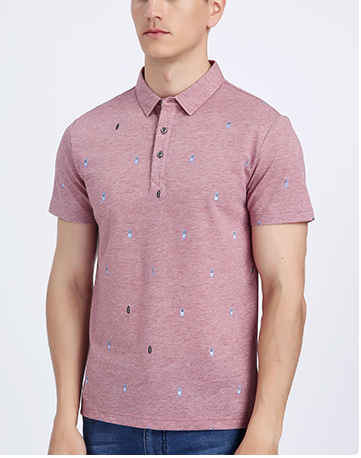 Black Bamboo Cotton Tee Shirts , Custom Printing Golf Polo T Shirts With Pattern