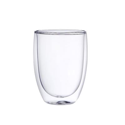 Custom 12oz Double Layer Coffee Mugs|Bulk Order BPA-Free Heatproof Glass Cups|Corporate Promotional Gifts