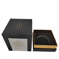 Embalaje de lujo Fragancia Caja de papel rígido personalizada con papel de oro