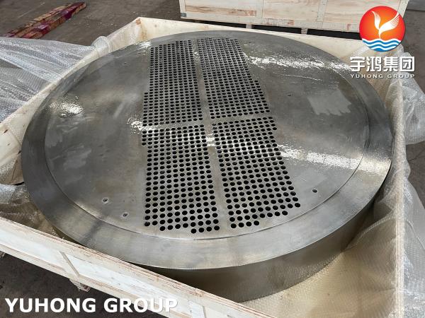 ASME SA516 Gr.70N Carbon Steel Stationary Tubesheet Heat Exchanger Parts