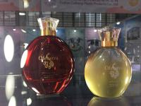 Garrafa de perfume personalizada da parte alta 50ml 100ml com o tampão claro de Surlyn