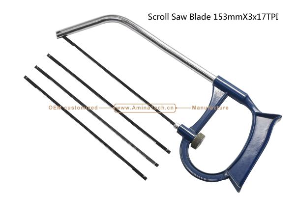 Scroll Saw Blade 153mmX3x10T/14T/17T/18T/24T Cutting wood,Plastic,Low-hardness metal