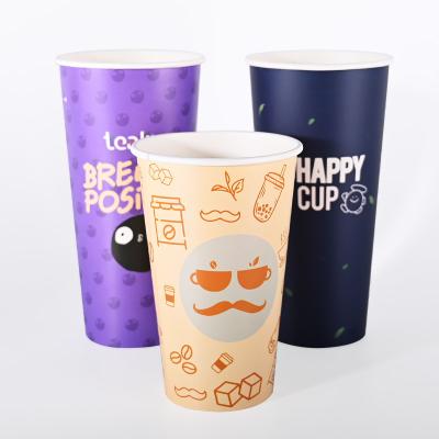 Eco Friendly Coffee Single Wall Paper Cups For Vending Cup Machine