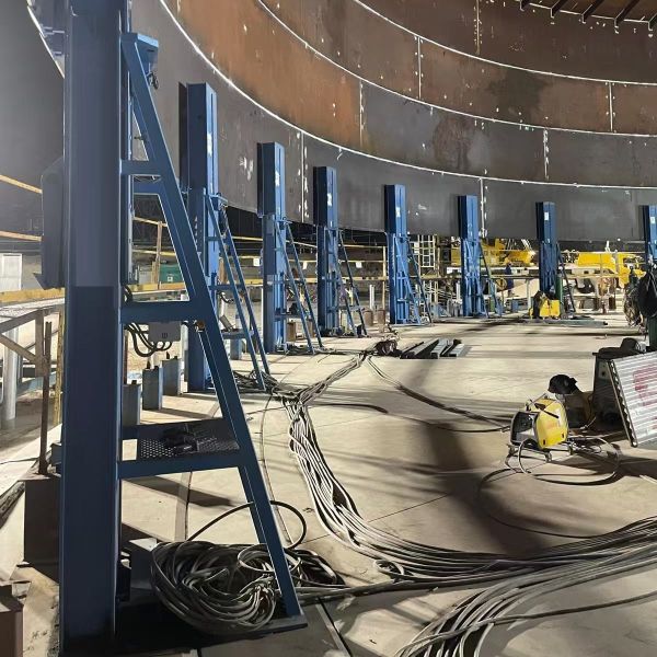 Glass-Lined Vessel Lifting 15t Bolted Electric Lead Screw 