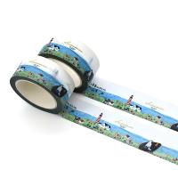 Nenhum resíduo imprimiu a fita de papel japonesa de Washi para artigos de papelaria
