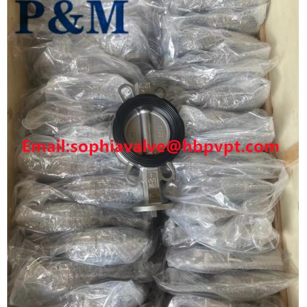 CF8 CF8M stailness steel butterfly valve