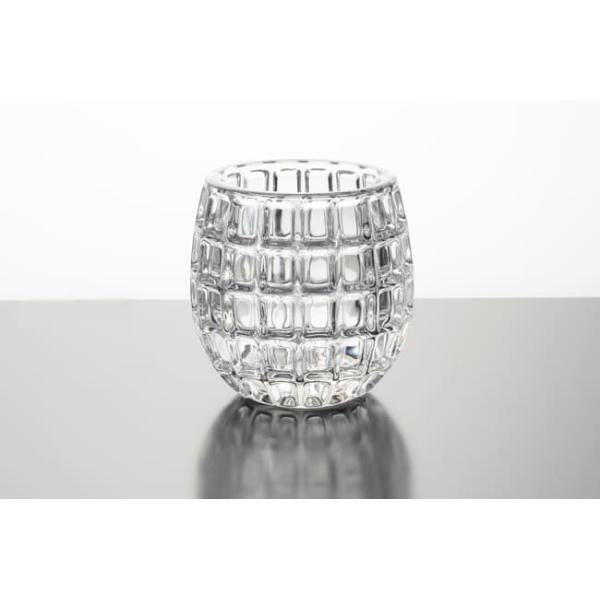 Egg Shape Home Decoration Glass Bottles 520ml Machine Made Mini Clear Glass Vases