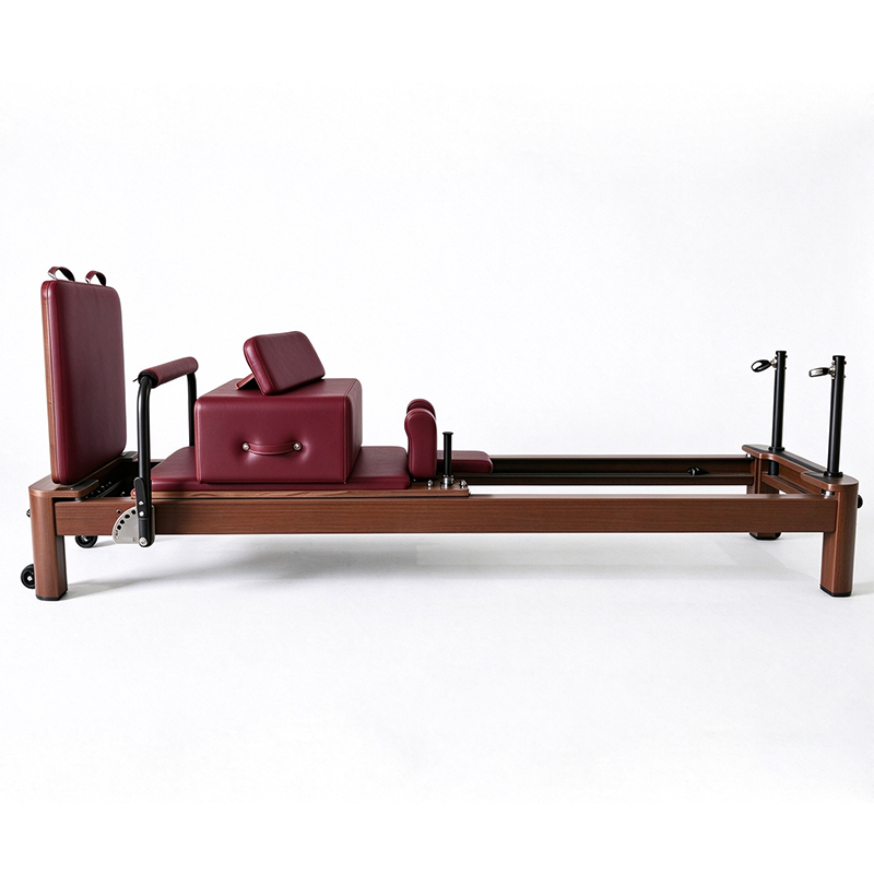 Studio Commercial Aluminum Pilates Reformer Machine Space Saving Lightweight