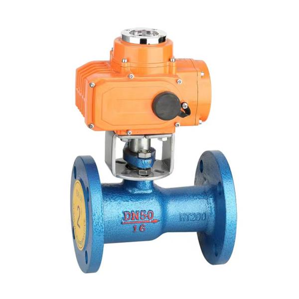 Safety Relief Valves Motorized Electric PN16 Flange Stainless Steel Steam Globe Valve
