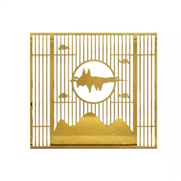 Le métal titanique de cloison de séparation d'écran d'acier inoxydable a creusé l'écran de diviseur de pièce