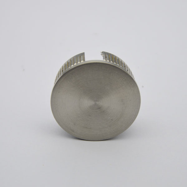 Stainless steel end cap 38.1mm for handrail tube 1-1/2
