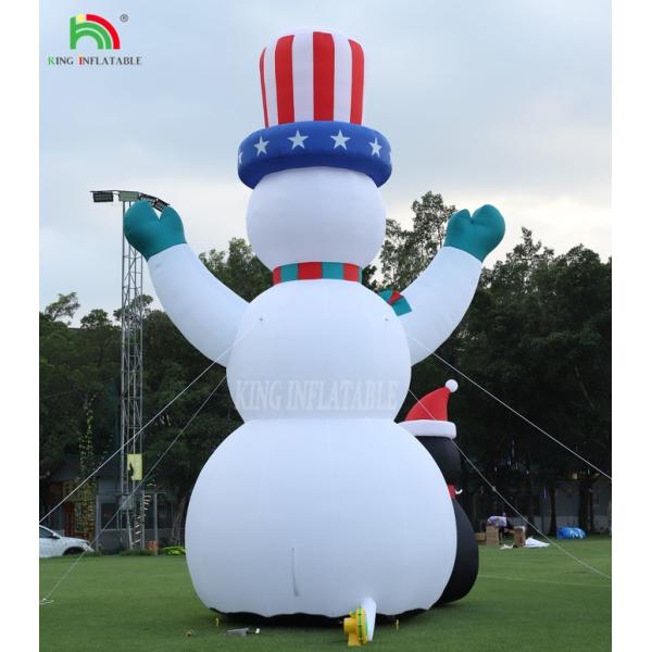 26/33FT Outdoor Christmas Snowman Inflatable Giant Inflatable Snowman With Blower For Christmas Holiday Indoor Outdoor Party Garden Yard Decoration